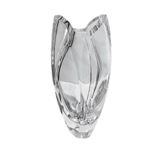 Baccarat Giverny Collection Clear Crystal Glass 9” Vase Made in France - Picture 2 of 3